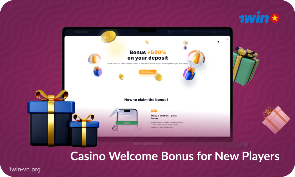 The 1win casino welcome bonus is a special offer for new players, allowing you to receive a 500% gift for your first deposit or for 4 consecutive deposits