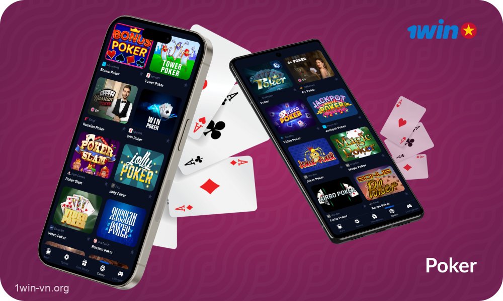 1win Casino in Vietnam offers its players the opportunity to receive advantages at the poker tables, such as VIP status, daily free tournaments, instant payouts and other rewards